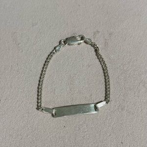 Sterling Silver 925 Curb Link ID Bracelet Engraveable